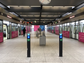 Copenhagen Airport - arrival by metro