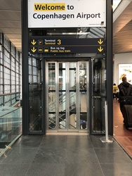 Copenhagen Airport - arrival by metro