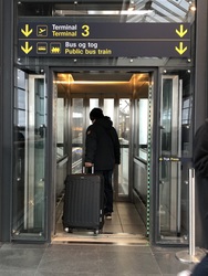 Copenhagen Airport - arrival by metro