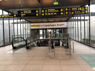 Copenhagen Airport - arrival by metro