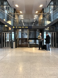 Copenhagen Airport - arrival by metro