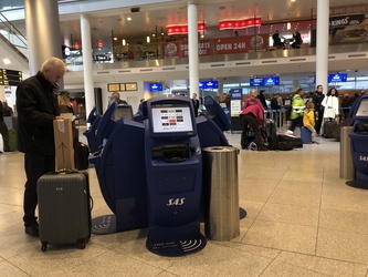 Copenhagen Airport - arrival by metro