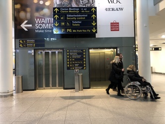 Copenhagen Airport - arrival by metro