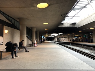 Copenhagen Airport - arrival by train