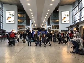 Copenhagen Airport - arrival by train