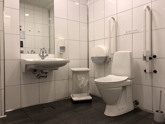 Copenhagen Airport - Toilets (after security) - next to Aamanns Cafe