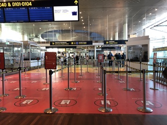 Copenhagen Airport - passport control for flights outside Schengen