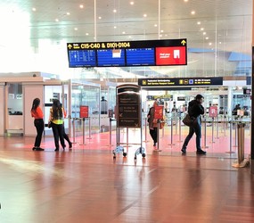 Copenhagen Airport - passport control for flights outside Schengen